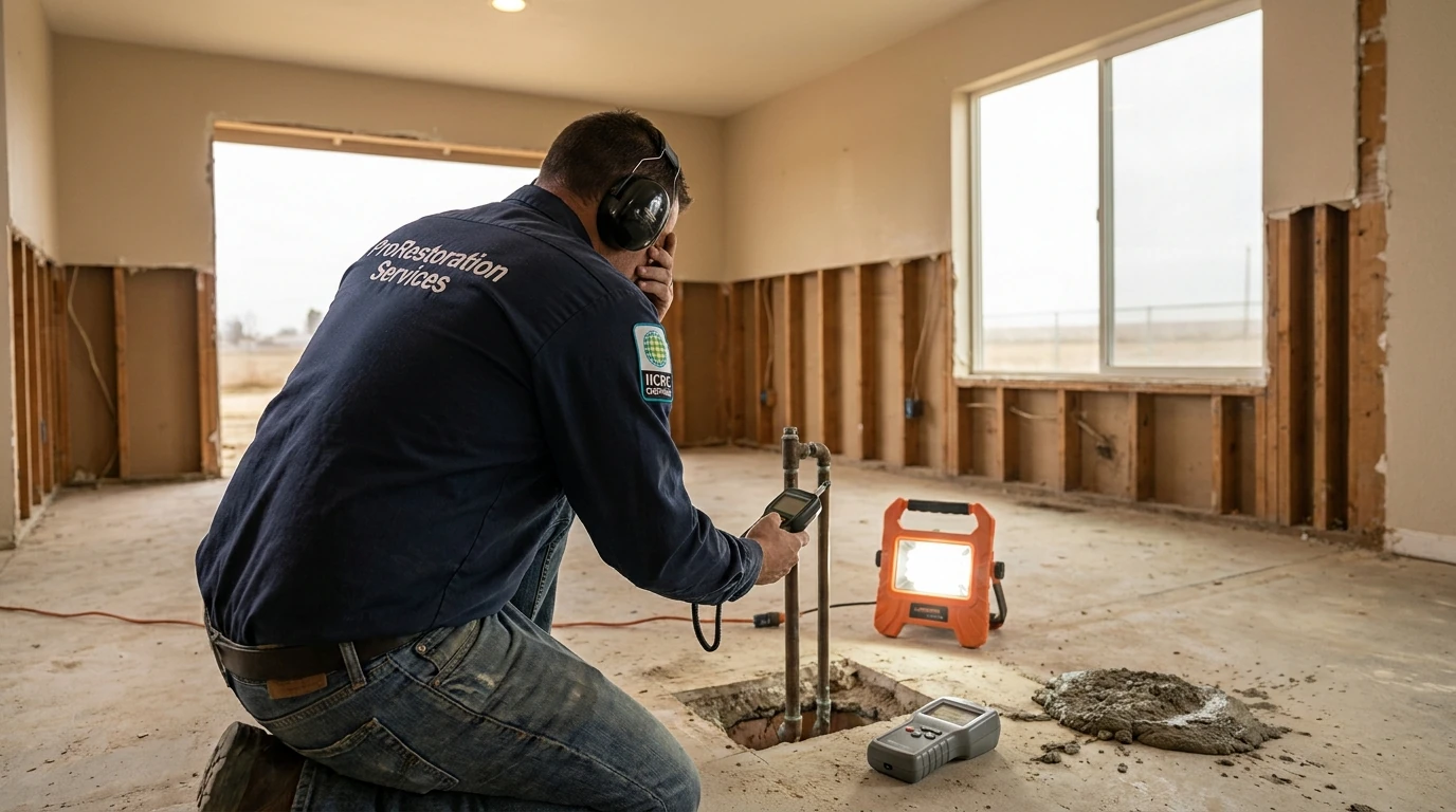 Slab Leak Repair Cost in Bakersfield, CA: Detection, Repair, and the Water Damage Bill