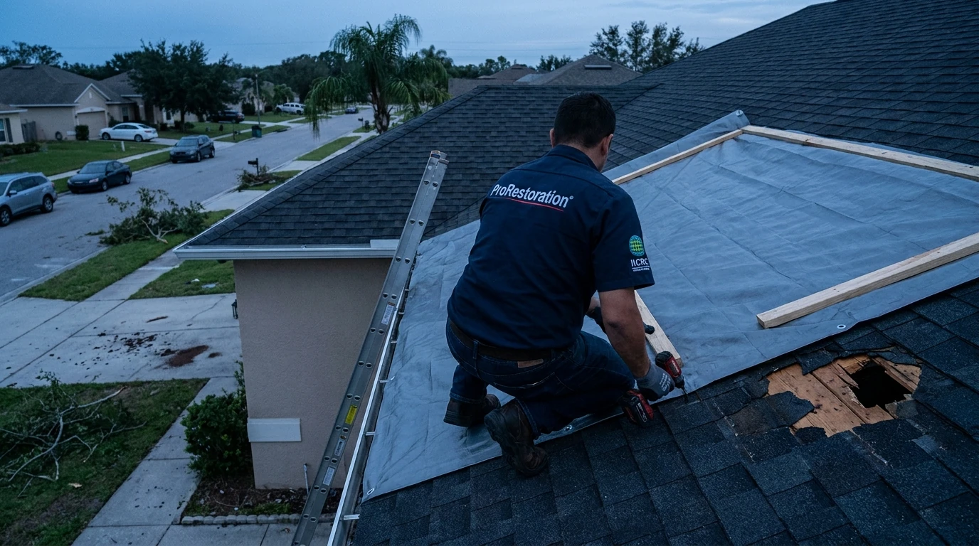 Storm Damage to Roof: How to Spot It, Tarp It, and Get It Covered